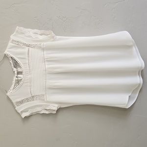 Daniel Rainn White Lace Blouse